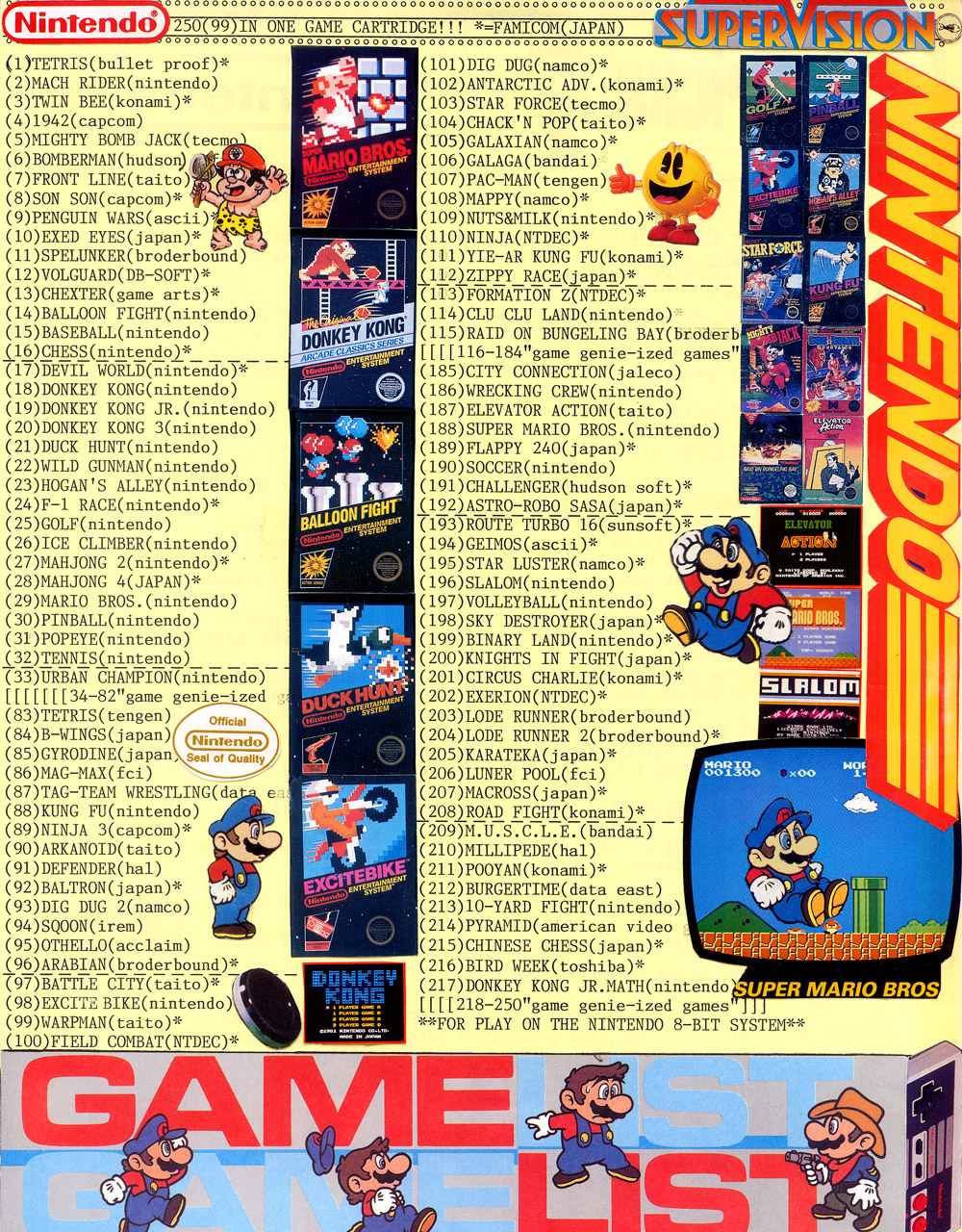 list of 1991 video games