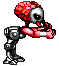 ROBOCHIC: Cybernetic chicken with brain modified for combat. Rocket power gives it an advantage in the arena.